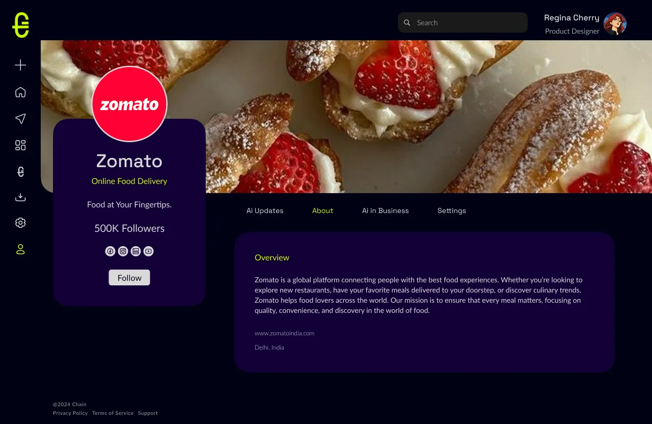 Company profile, About