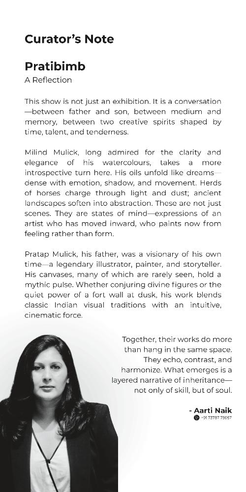 Curator's note standee